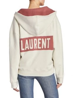 Saint Laurent Logo Boxy Lace-Up Hoodie -Saint Laurent Sales Store unnamed file 1665