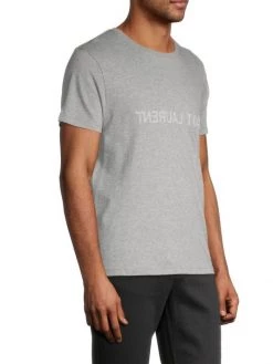 Saint Laurent Backward Logo T-Shirt For Men -Saint Laurent Sales Store unnamed file 1676