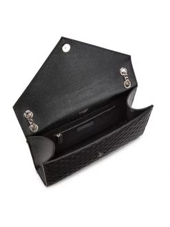 Saint Laurent Large Logo Mix Matelassé Leather Satchel Noir -Saint Laurent Sales Store unnamed file 1688