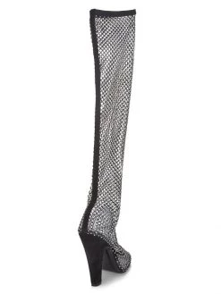 Saint Laurent Koller Rhinestone Mesh Boots -Saint Laurent Sales Store unnamed file 1693