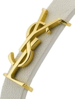 Saint Laurent Goldtone Leather Logo Bracelet -Saint Laurent Sales Store unnamed file 1710