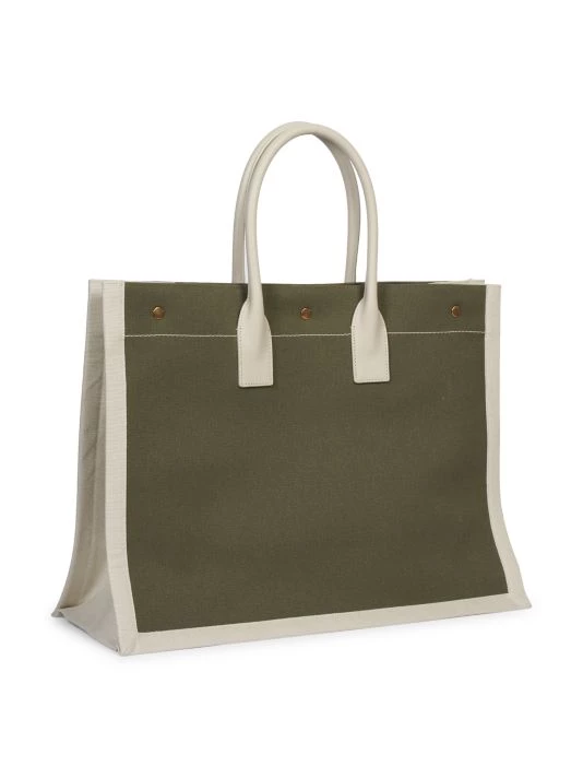 Saint Laurent Small Rive Gauche Canvas Tote 6 Saint Laurent Small Rive Gauche Canvas Tote - Image 4