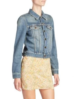 Saint Laurent Classic Denim Jacket -Saint Laurent Sales Store unnamed file 1753