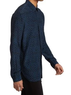 Saint Laurent Yves Silk Button-Up Shirt For Men -Saint Laurent Sales Store unnamed file 1790
