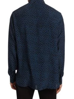 Saint Laurent Yves Silk Button-Up Shirt For Men -Saint Laurent Sales Store unnamed file 1791