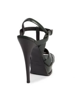 Saint Laurent Tribute Leather Platform Sandals -Saint Laurent Sales Store unnamed file 1821