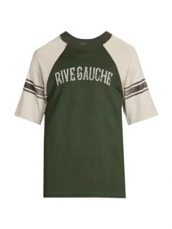 Saint Laurent Logo Cotton T-Shirt For Men