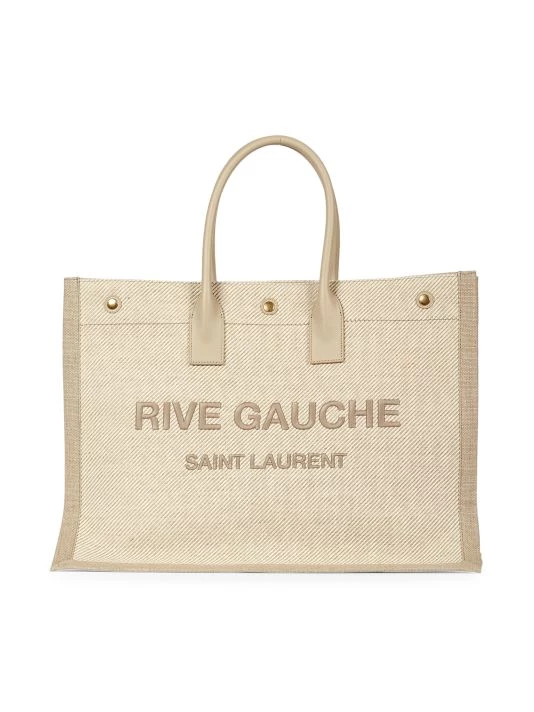 Saint Laurent Rive Gauche Canvas Tote 3 Saint Laurent Rive Gauche Canvas Tote