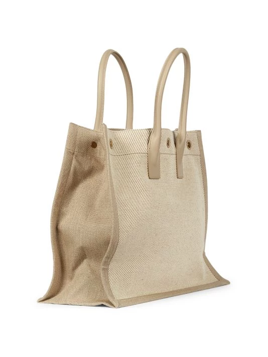 Saint Laurent Rive Gauche Canvas Tote 6 Saint Laurent Rive Gauche Canvas Tote - Image 4