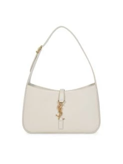 Saint Laurent Le 5 à 7 Leather Hobo Bag Storm -Saint Laurent Sales Store unnamed file 19