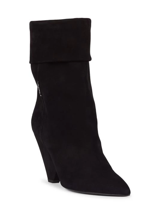 Saint Laurent Liz Logo Suede Boots 4 Saint Laurent Liz Logo Suede Boots - Image 2