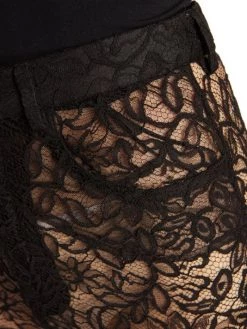 Saint Laurent Sheer Lace Slim-Straight Pants -Saint Laurent Sales Store unnamed file 1927