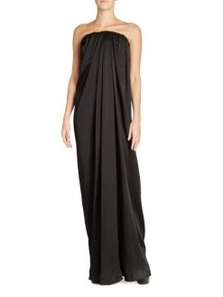 Saint Laurent Draped Strapless Gown -Saint Laurent Sales Store unnamed file 1956