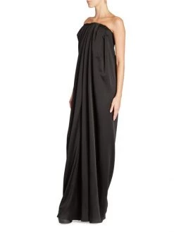 Saint Laurent Draped Strapless Gown -Saint Laurent Sales Store unnamed file 1957