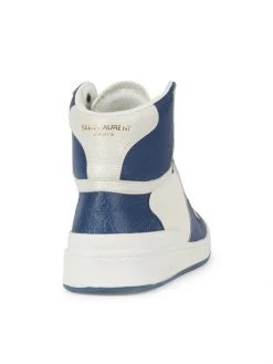 Saint Laurent SL24 Leather High-Top Sneakers For Men -Saint Laurent Sales Store unnamed file 1979