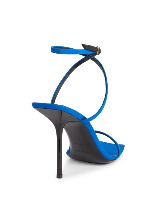 Saint Laurent Silk High-Heel Sandals 5 Saint Laurent Silk High-Heel Sandals - Image 3