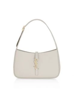 Saint Laurent Le 5 à 7 Leather Hobo Bag Storm -Saint Laurent Sales Store unnamed file 20