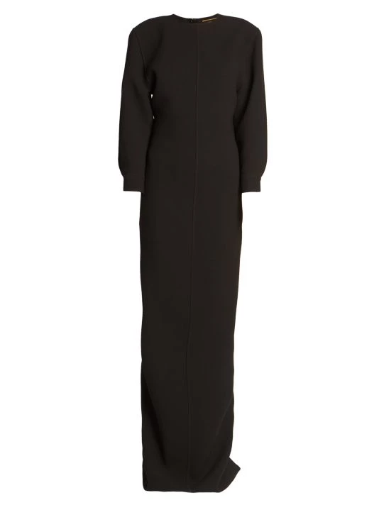 Saint Laurent Backless Tie Column Dress 3 Saint Laurent Backless Tie Column Dress