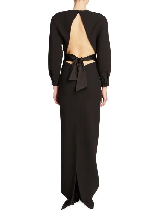 Saint Laurent Backless Tie Column Dress 7 Saint Laurent Backless Tie Column Dress - Image 5
