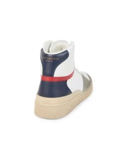 Saint Laurent SL/24 Leather & Suede High-Tops For Men -Saint Laurent Sales Store unnamed file 201