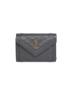 Saint Laurent Small Gaby Quilted Leather Envelope Wallet Nero -Saint Laurent Sales Store unnamed file 2027