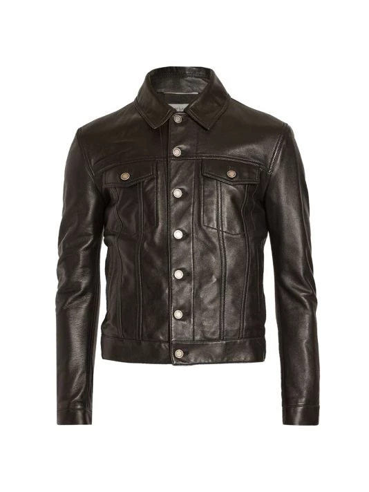 Saint Laurent Classic Leather Jacket For Men 3 Saint Laurent Classic Leather Jacket For Men