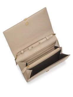 Saint Laurent Logo Leather Wallet-On-Chain -Saint Laurent Sales Store unnamed file 2036