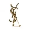 Saint Laurent Goldtone Logo Brooch 2 Saint Laurent Goldtone Logo Brooch -Saint Laurent Sales Store unnamed file 2091