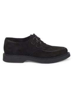 Saint Laurent Anthony Suede Derby Shoes For Men
