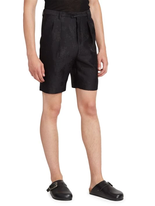 Saint Laurent Paisley Silk Shorts For Men 6 Saint Laurent Paisley Silk Shorts For Men - Image 4