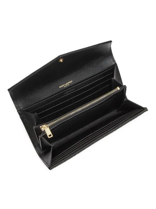 Saint Laurent Large Logo Mix Matelassé Leather Envelope Flap Wallet 4 Saint Laurent Large Logo Mix Matelassé Leather Envelope Flap Wallet - Image 2