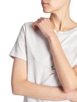 Saint Laurent Splatter Logo T-Shirt -Saint Laurent Sales Store unnamed file 2238