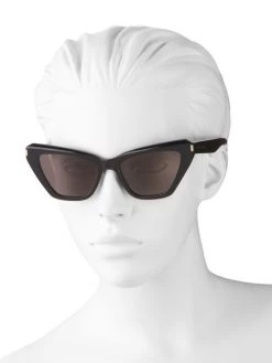 Saint Laurent Corner Angle 54MM Cat Eye Sunglasses -Saint Laurent Sales Store unnamed file 2266