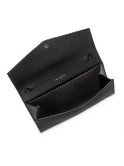 Saint Laurent Uptown Leather Wallet-On-Chain Nero -Saint Laurent Sales Store unnamed file 2278