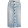 Saint Laurent Denim Button-Front Skirt 2 Saint Laurent Denim Button-Front Skirt -Saint Laurent Sales Store unnamed file 2282