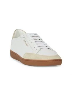 Saint Laurent SL/10 Low-Top Leather Sneakers For Men -Saint Laurent Sales Store unnamed file 2289