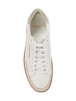Saint Laurent SL/10 Low-Top Leather Sneakers For Men -Saint Laurent Sales Store unnamed file 2292