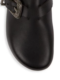 Saint Laurent Buckled Leather Mules For Men -Saint Laurent Sales Store unnamed file 2297