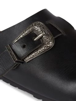 Saint Laurent Buckled Leather Mules For Men -Saint Laurent Sales Store unnamed file 2299