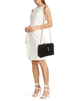 Saint Laurent Small Loulou Matelassé Sequin Shoulder Bag -Saint Laurent Sales Store unnamed file 2331