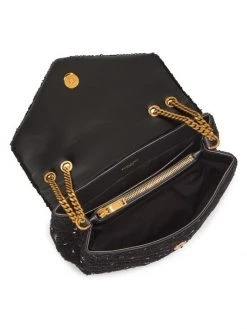 Saint Laurent Small Loulou Matelassé Sequin Shoulder Bag -Saint Laurent Sales Store unnamed file 2332