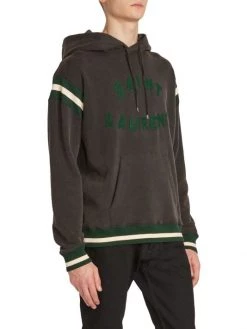 Saint Laurent Volume Large Logo Hoodie Sweatshirt For Men -Saint Laurent Sales Store unnamed file 2344