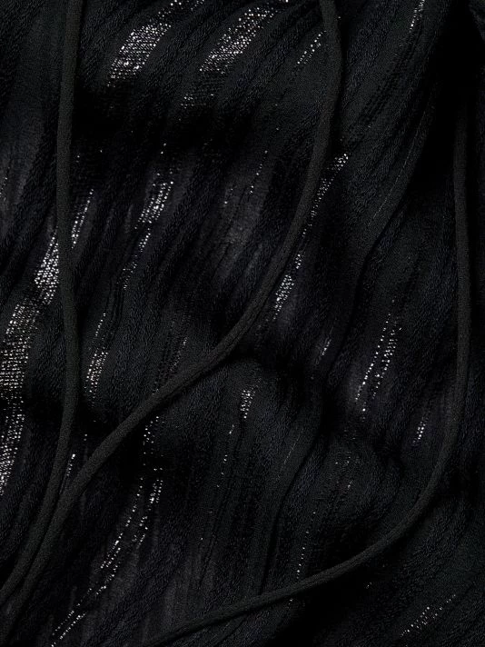 Saint Laurent Silk-Blend V-Neck Shirt For Men 8 Saint Laurent Silk-Blend V-Neck Shirt For Men - Image 6