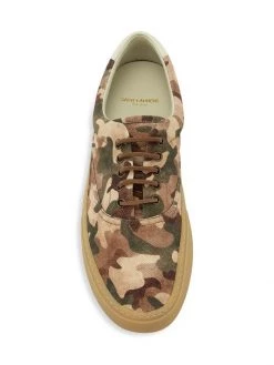 Saint Laurent Venice Canvas Low-Top Sneakers For Men -Saint Laurent Sales Store unnamed file 2387