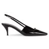 Saint Laurent Tom 60 Patent Leather Embellished Slingback Pumps 2 Saint Laurent Tom 60 Patent Leather Embellished Slingback Pumps -Saint Laurent Sales Store unnamed file 2412
