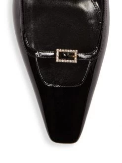 Saint Laurent Tom 60 Patent Leather Embellished Slingback Pumps -Saint Laurent Sales Store unnamed file 2415