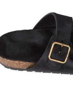 Saint Laurent Jimmy Calf Hair & Leather Slides -Saint Laurent Sales Store unnamed file 242