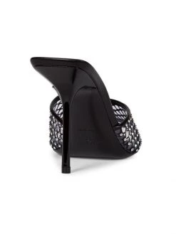 Saint Laurent Luz Crystal-Embellished Netted Mules 8 Saint Laurent Luz Crystal-Embellished Netted Mules -Saint Laurent Sales Store unnamed file 2420