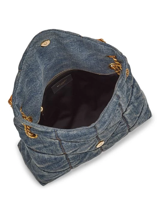 Saint Laurent Small LouLou Quilted Denim Shoulder Bag 6 Saint Laurent Small LouLou Quilted Denim Shoulder Bag - Image 4