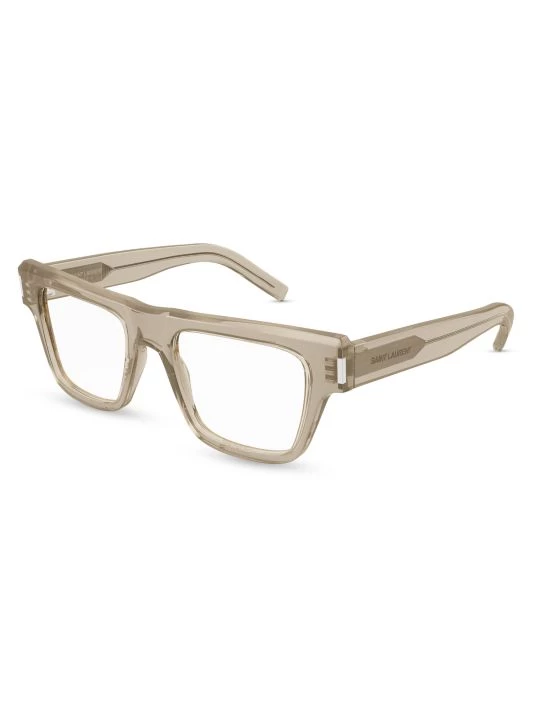 Saint Laurent Acetate 51MM Rectangular Eyeglasses For Men 3 Saint Laurent Acetate 51MM Rectangular Eyeglasses For Men